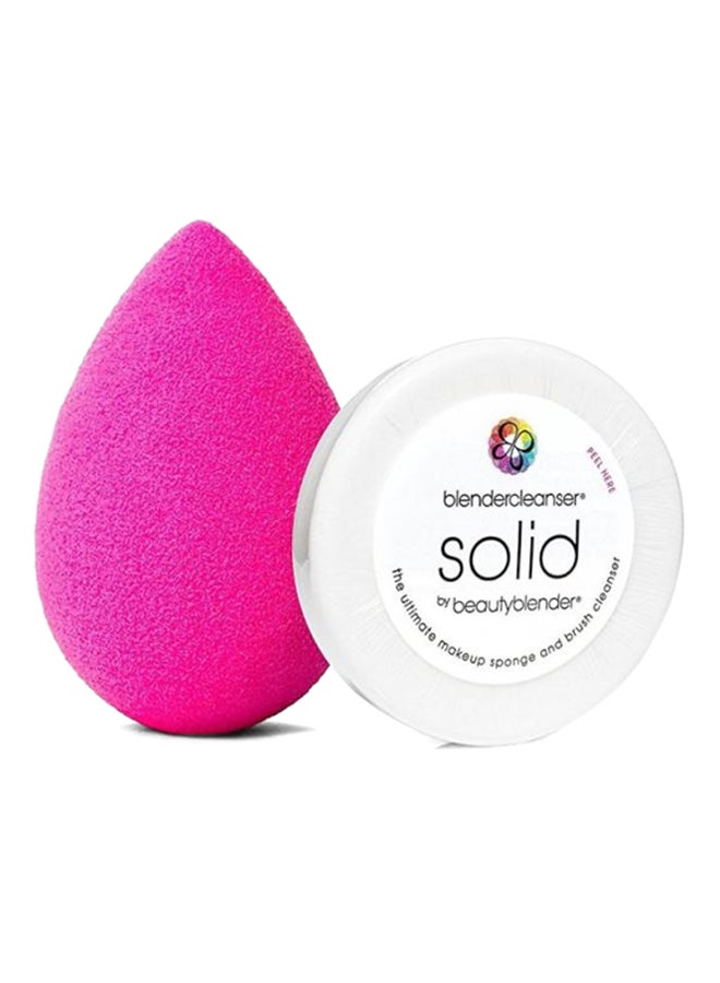 Generic Original Sponge Plus Solid Cleanser Pink  - Image 3