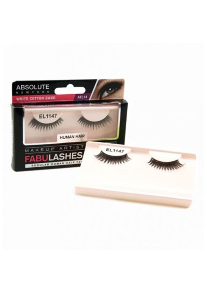 Absolute MUA Quality Human Hair False Eyelashes AEL14 - Image 3