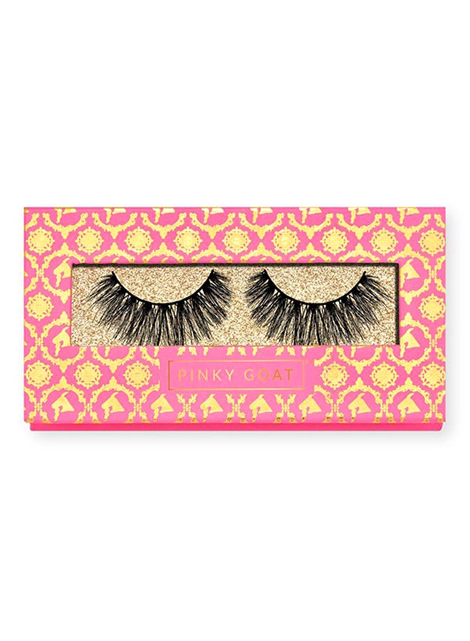 PINKY GOAT Yasmina Deluxe 3D Silk Lashes Black  - Image 1