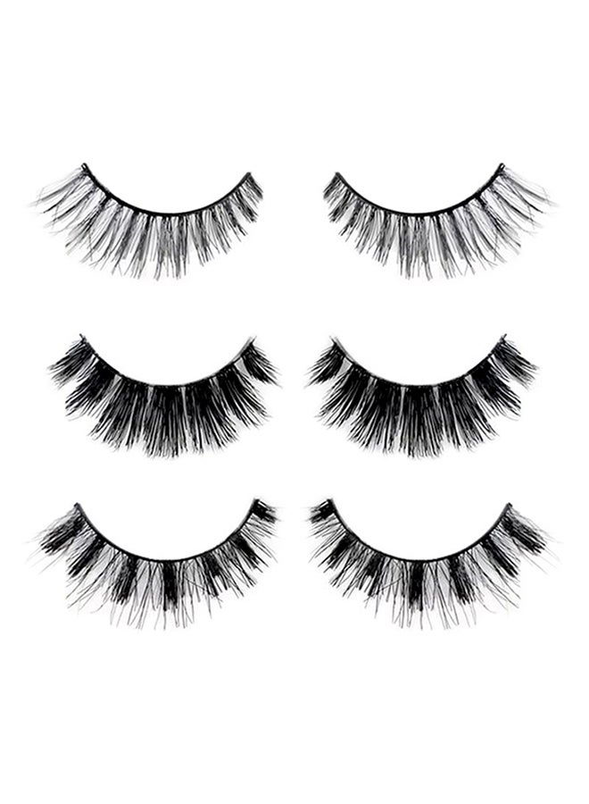 PINKY GOAT Lash Trio 3 Pack Black  - Image 2