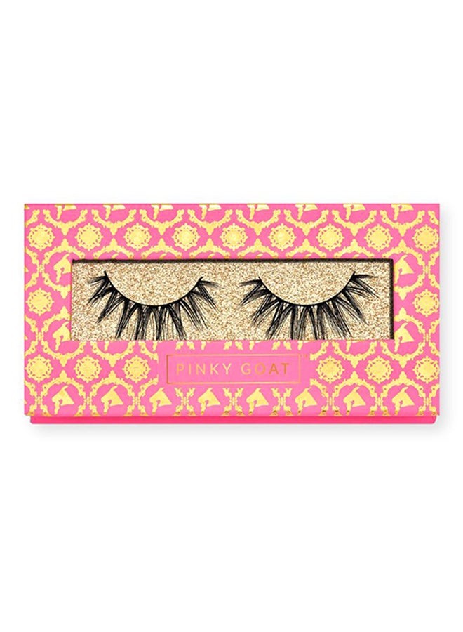 PINKY GOAT Kenza Deluxe 3D Silk Lashes Black  - Image 1