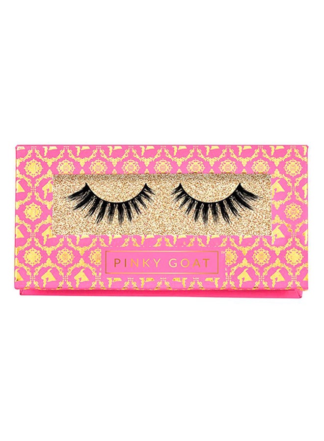 PINKY GOAT - Noha Deluxe 3D Silk Lashes Black - Image 1