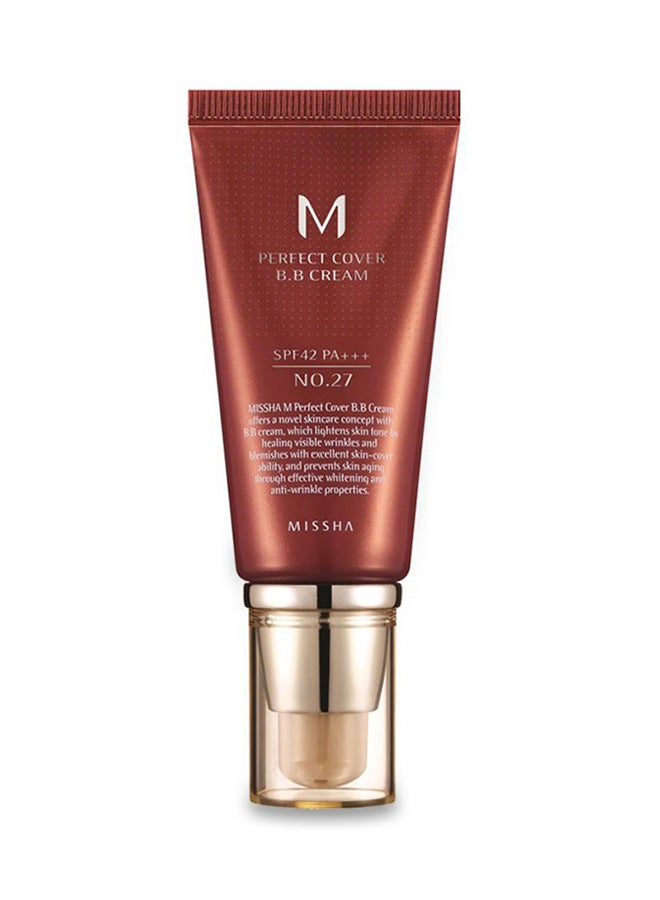 M Perfect Cover SPF42/PA+++ BB Cream Honey Beige - v1522056459/N12626293A_1