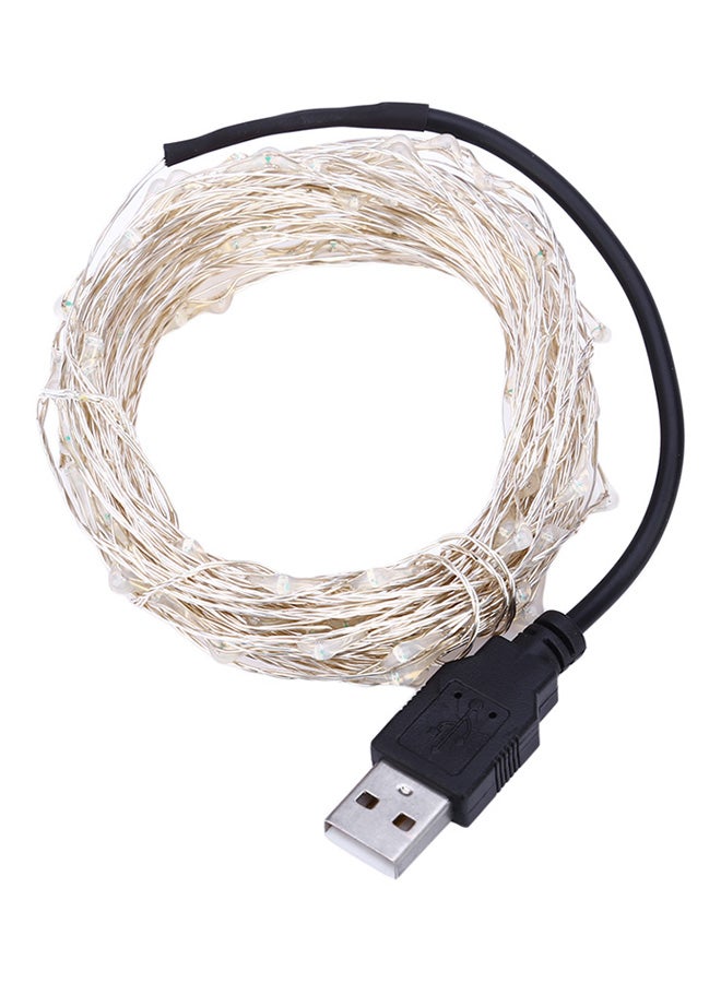 Copper String Lights With Battery Container Red 10meter  - Image 1