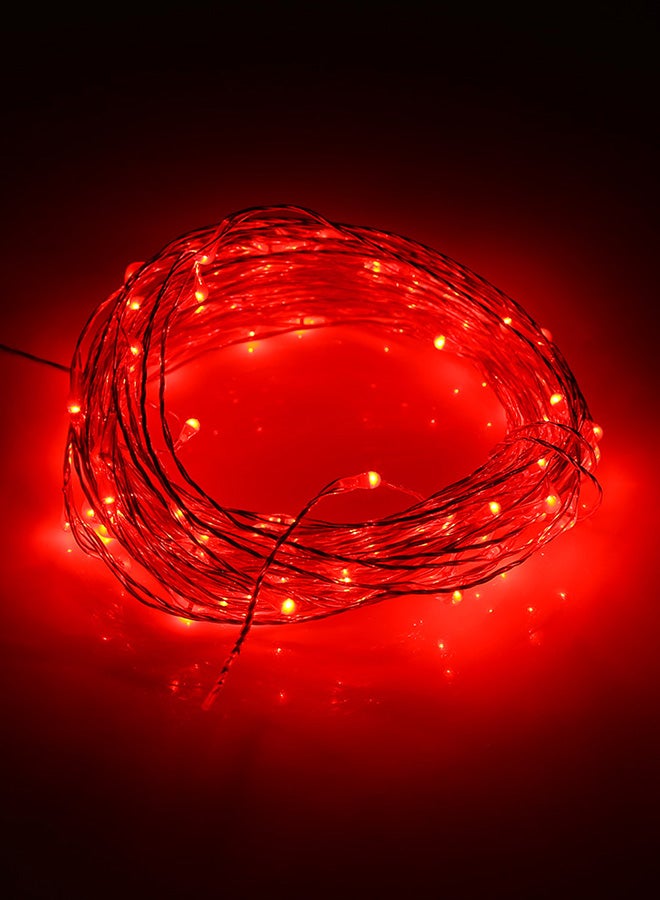 Copper String Lights With Battery Container Red 10meter  - Image 2