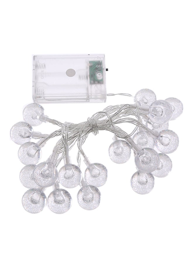 Bubble Ball Shaped Tree String Lights Warm White 18×5×5cm - Image 1