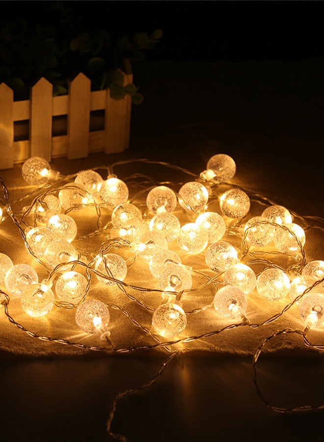 Bubble Ball Shaped Tree String Lights Warm White 18×5×5cm - Image 2