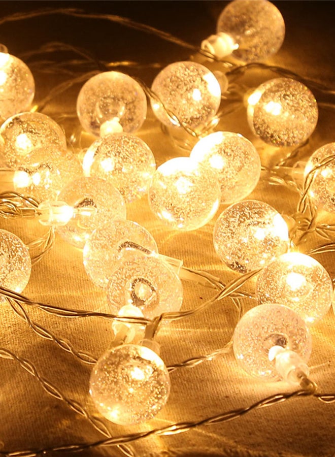 Bubble Ball Shaped Tree String Lights Warm White 18×5×5cm - Image 3