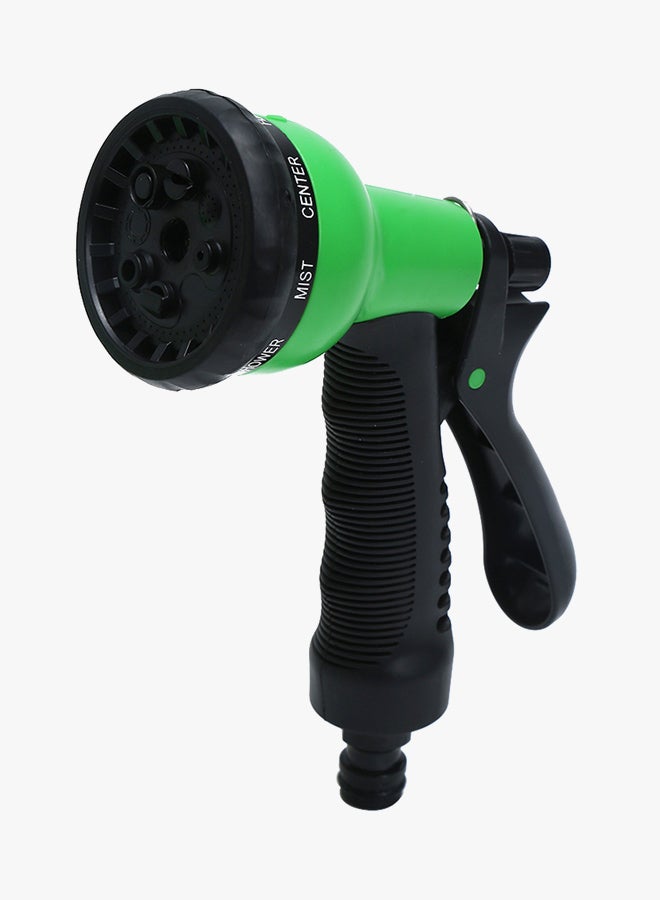 Tall Top Expandable Garden Hose Pipe With 8 In 1 Spray Gun Green 30×20×12cm