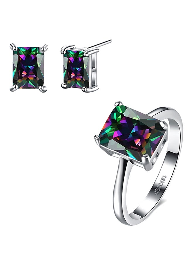 Sharpdo acc - Earring and Rings Jewellery 2 Piece Set - Image 1
