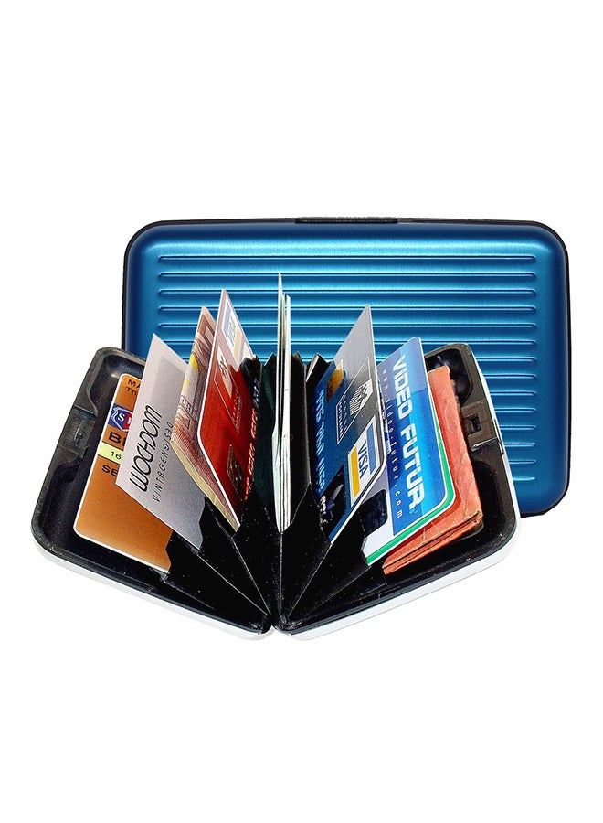 AS SEEN ON TV Aluminum Wallet Blue
