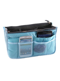 BeeCool 13 Pocket Ladies Hand Bag Organizer Blue 