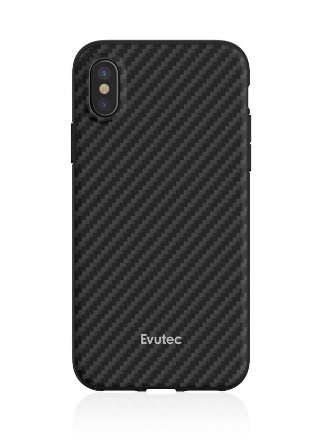 EVUTEC Back Case Cover For Apple iPhone X With AFIX+ Magnetic Mount Black - Image 2