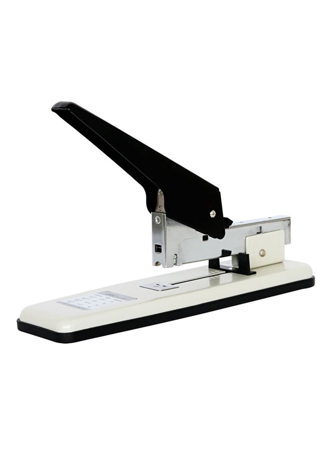 Deli Multi-Purpose Heavy-Duty Stapler Beige/Grey - Image 1