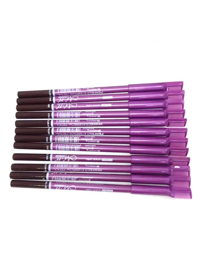 M.N 12-Piece Perfect Eyebrow Pencil Brown