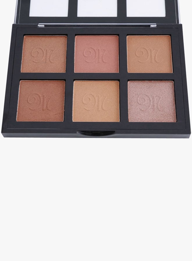 Makeup21 - 6-Color Blush Palette Multicolour - Image 1