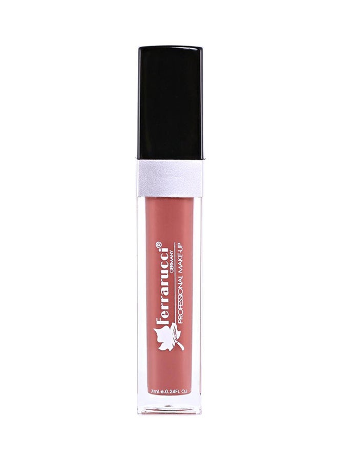 Ferrarucci Matte Long-Lasting Lip Gloss FLC03 Brown  - Image 1