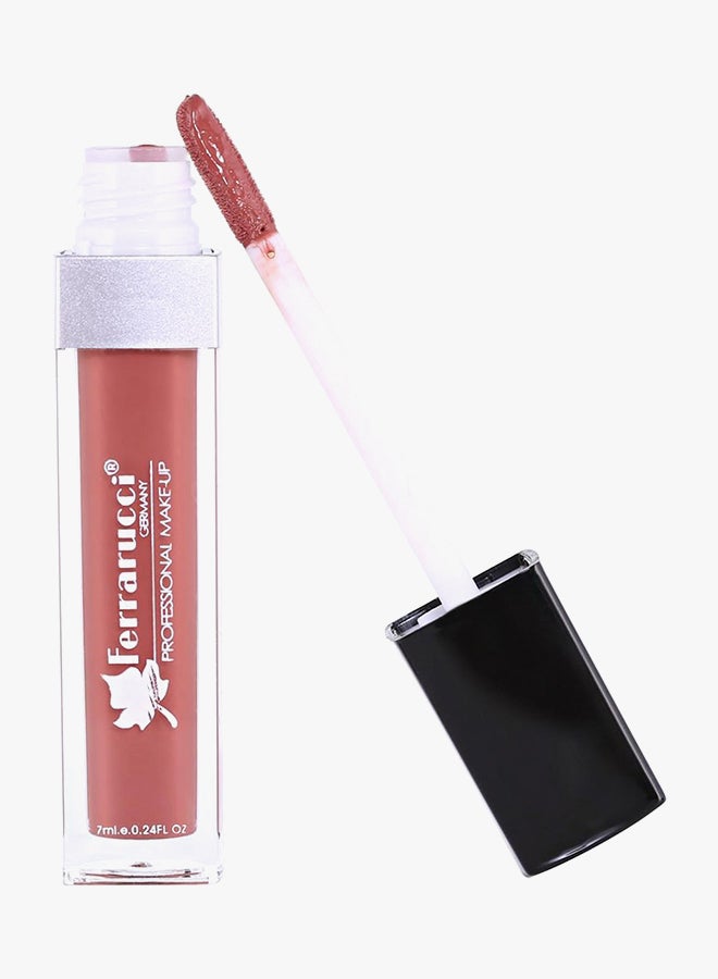 Ferrarucci Matte Long-Lasting Lip Gloss FLC03 Brown  - Image 2
