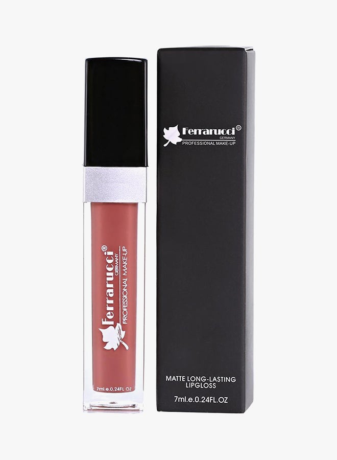 Ferrarucci Matte Long-Lasting Lip Gloss FLC03 Brown  - Image 3