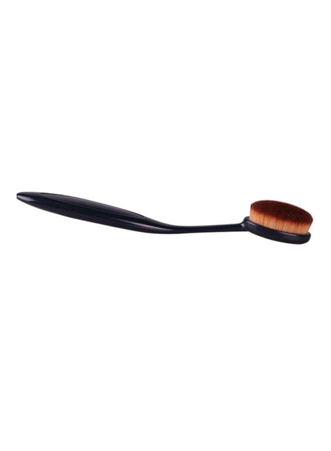Oval Foundation Brush Black/Brown