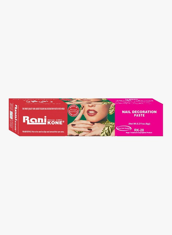 Rani Kone Nail Decoration Paste Extra Dark Reddish - Image 2