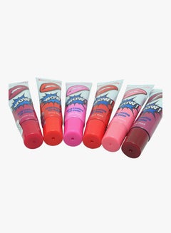 WOW 6-Piece Romantic Beauty Lip Gloss Multicolour  - Image 2