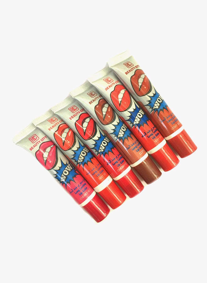 Beauty City Pack Of 6 Wow Lip Color Set Multicolour  - Image 2