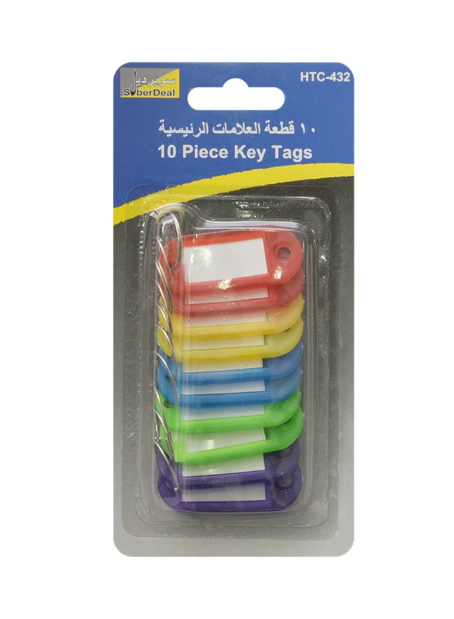10-Piece Key Tag Set