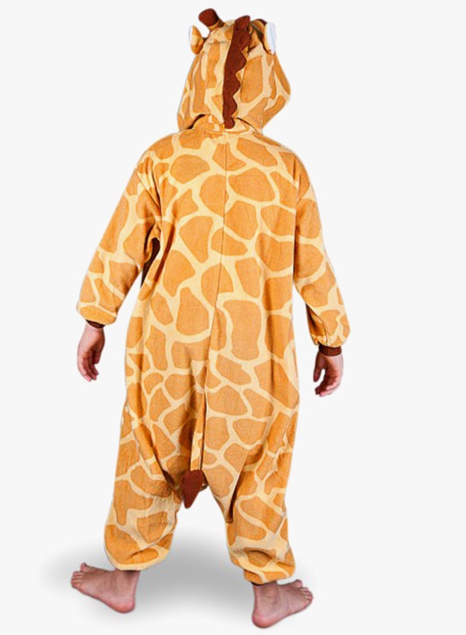 Kigurumi Giraffe Themed Onesie White/Beige/Yellow  - Image 2