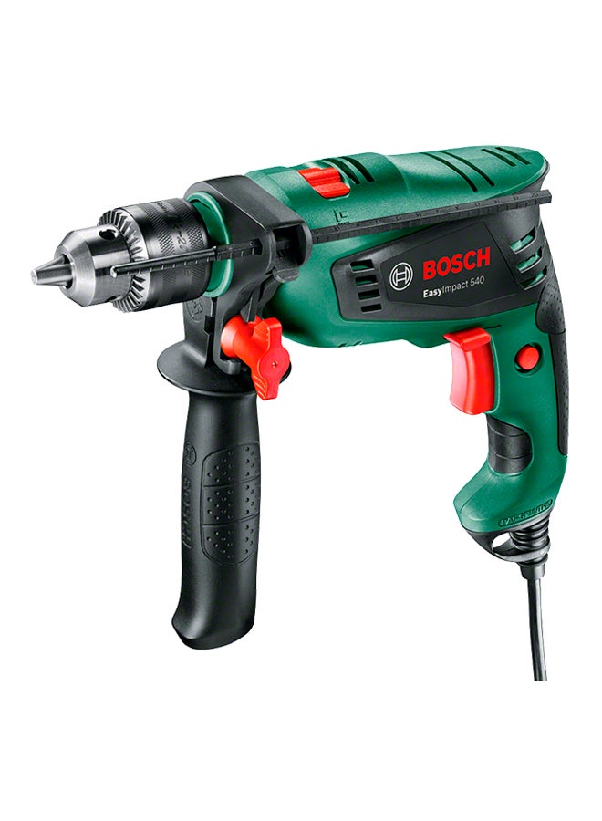 BOSCH Impact Drill With 34-Piece X-Line Set Green/Black