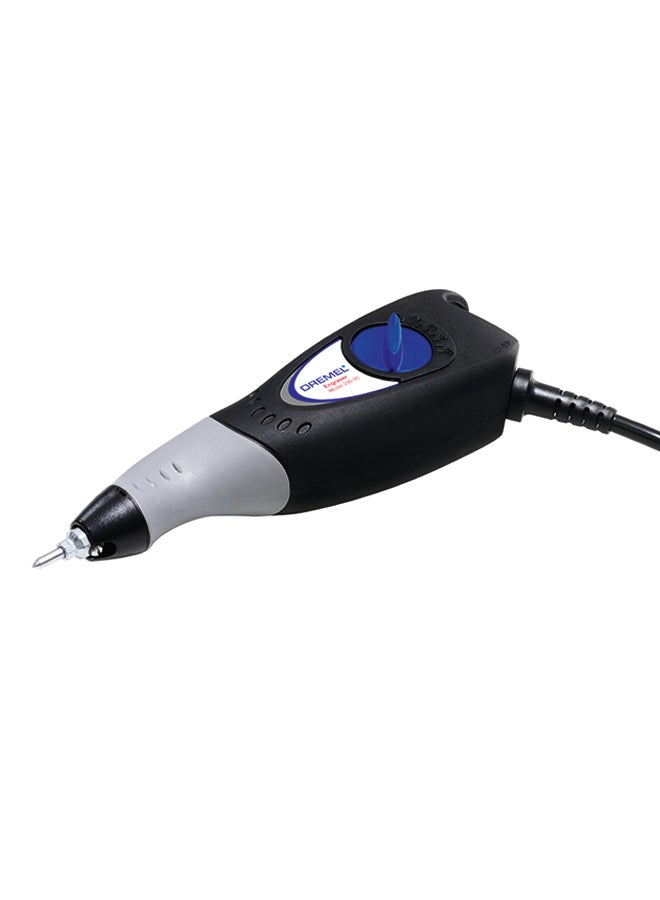 درمل حفار بسلك أسود/رمادي