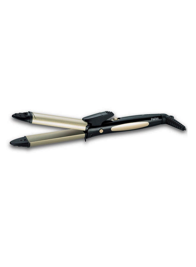 Paiter 2-In-1 Hair Straightener Iron Black/ Gold  - Image 1