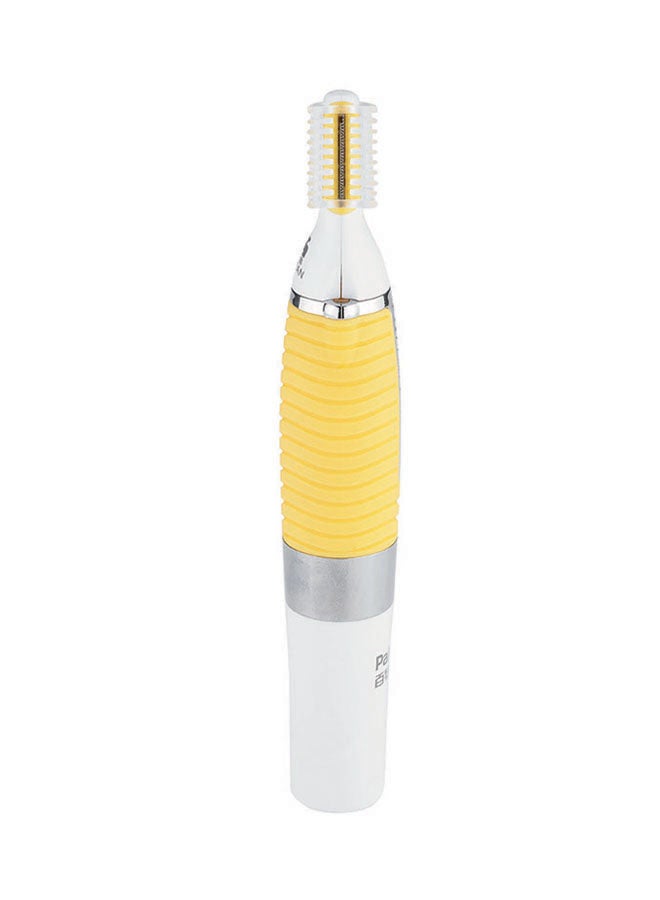 Paiter Eyebrow Trimmer Effortless and Precise Eyebrow Grooming for a Polished Look White/Yellow 14.5cm - Image 2