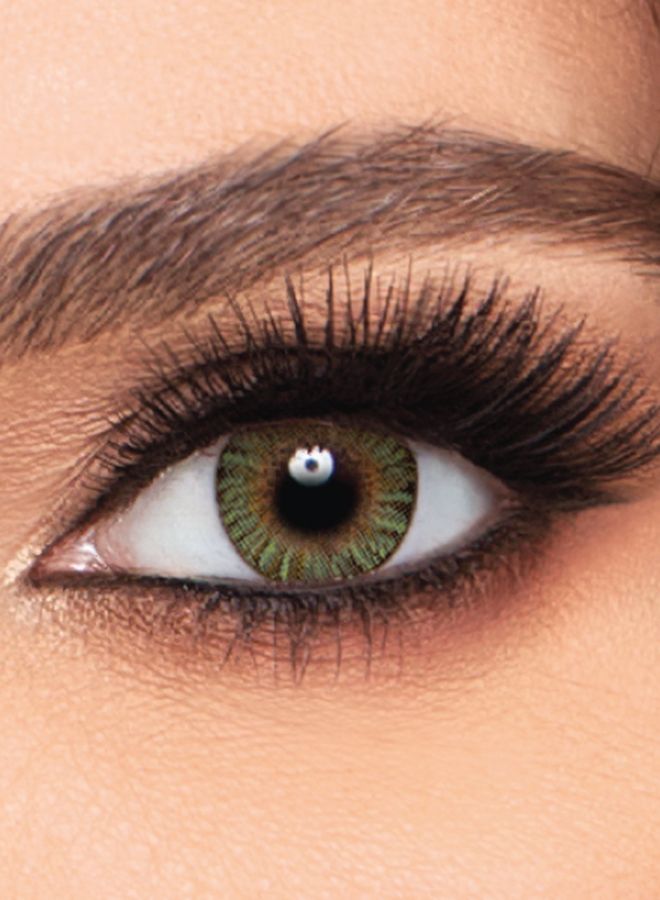 فريش لوك عدسات لاصقة كولور بليندز من فريش لوك طراز CBGreen0.00، لون أخضر