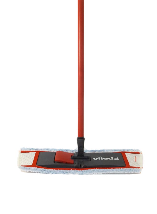 Vileda - ActiveMax Flat Floor Mop Set Red/BlackWhite 96x47x6cm - Image 1