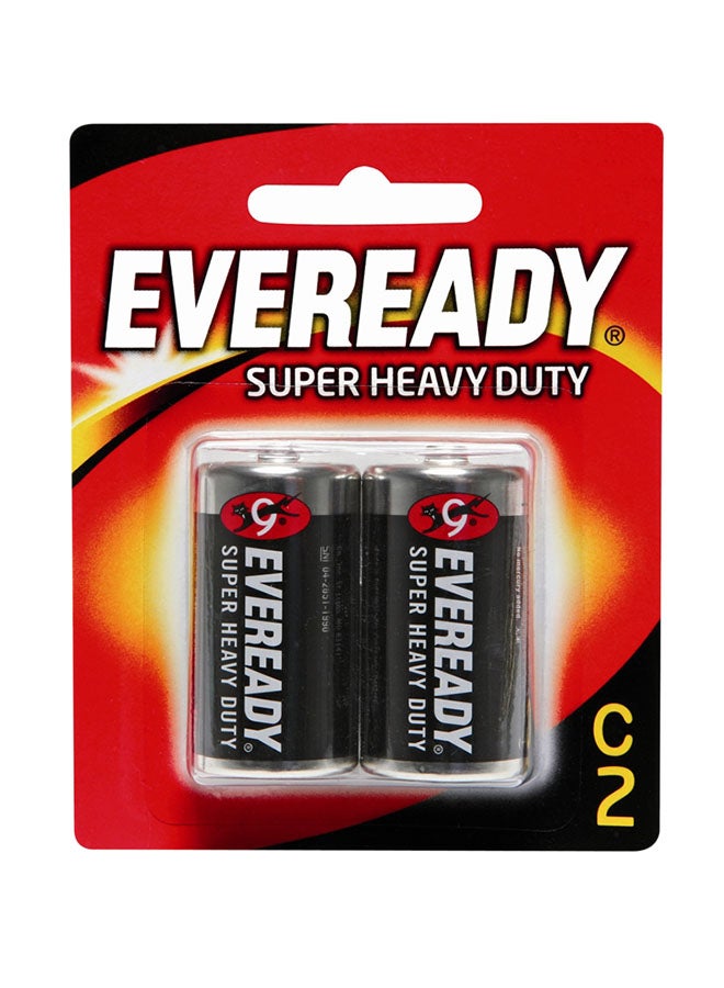 Eveready - Pack Of 2 Super Heavy Duty C Batteries 1.5V - Image 1