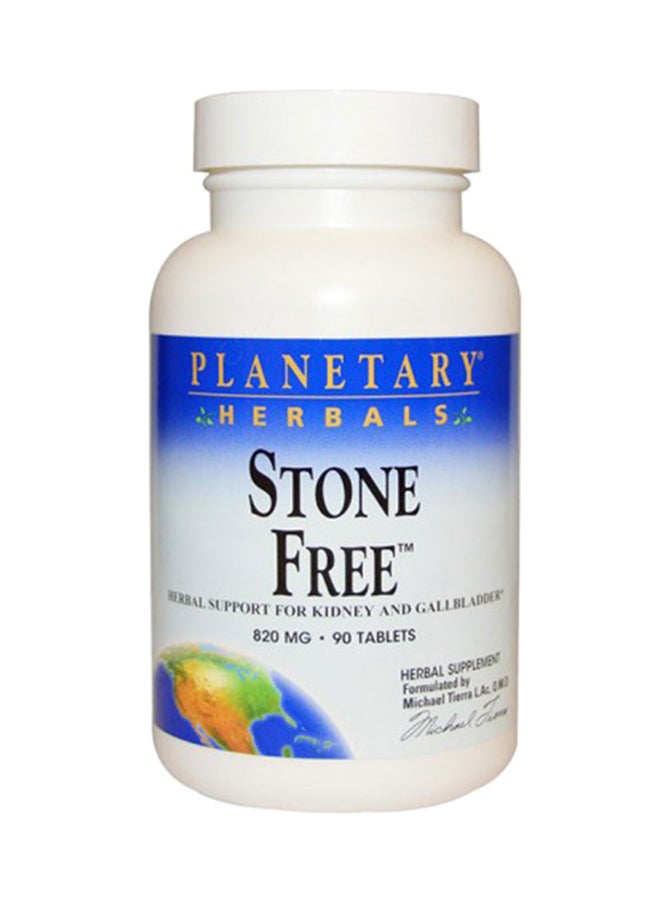 PLANETARY HERBALS Stone Free - 90 Tablets 
