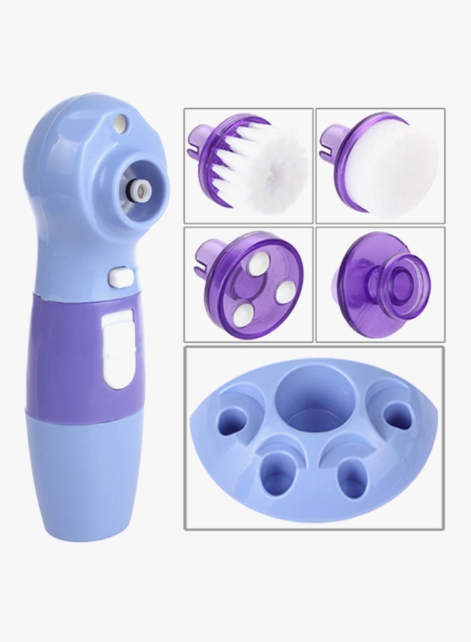 4-في-1 مدلك لتجميل بشرة الوجه أزرق - Image 2