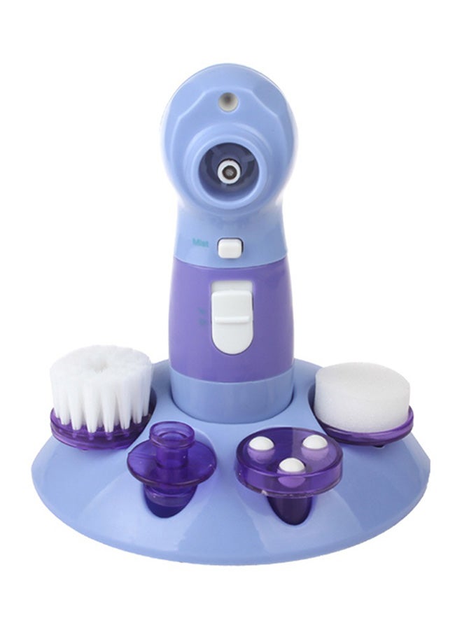 4-في-1 مدلك لتجميل بشرة الوجه أزرق - Image 1