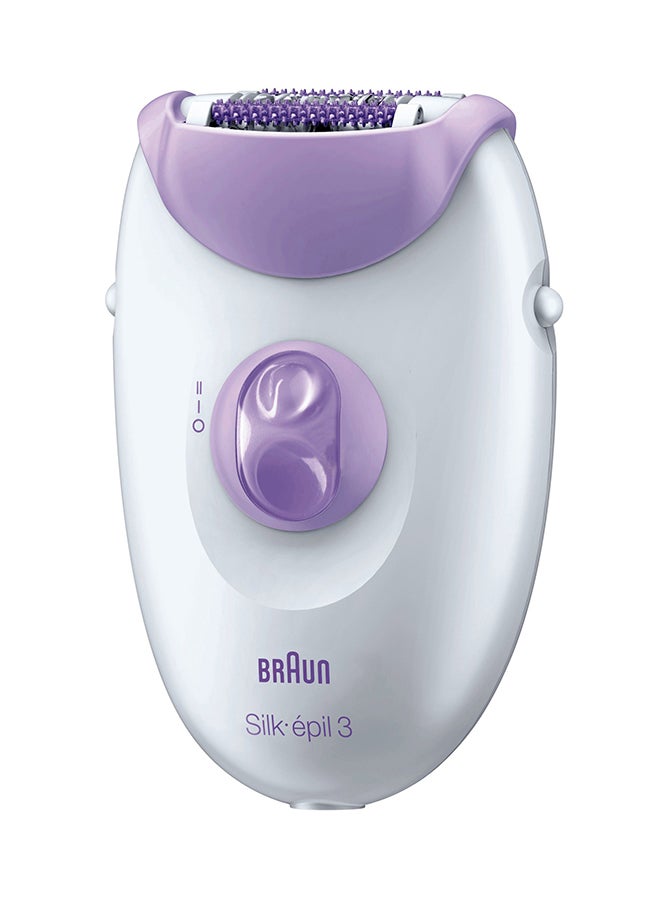 براون جهاز إزالة الشعر Silk Epil 3 أبيض - Image 1
