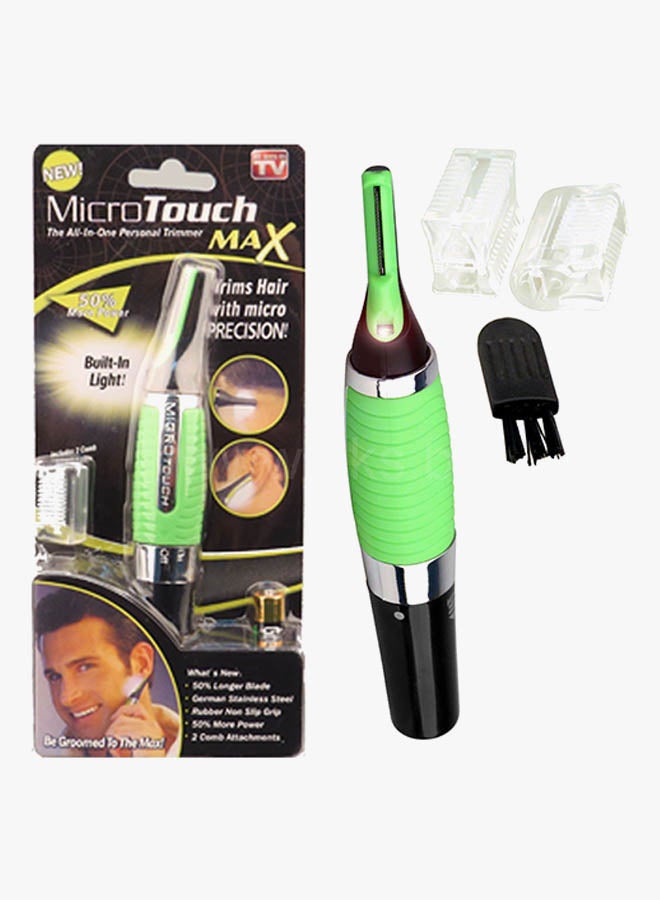 Max All-In-One Personal Hair Trimmer Green/Black - Image 2