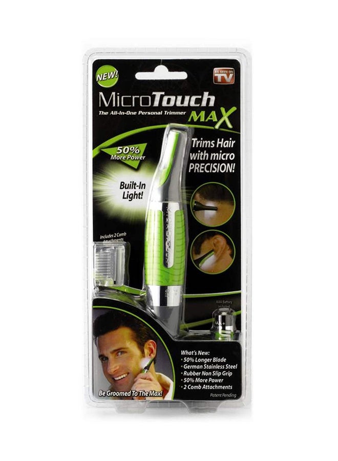 Micro Touch - Facial Hair Trimmer Green/Black - Image 1