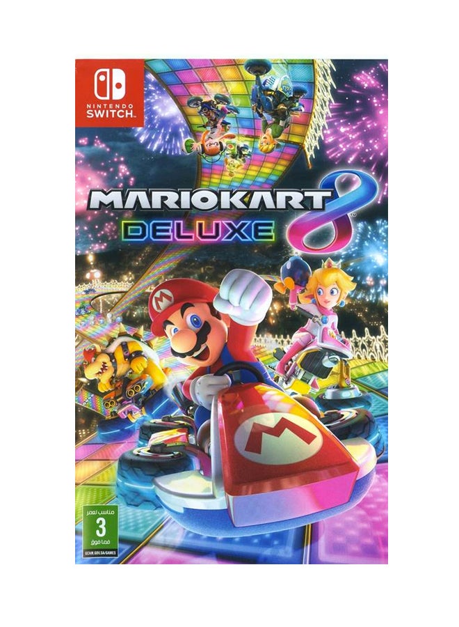 نينتندو لعبة الفيديو "Mario Kart 8 Deluxe" باللغتين الإنجليزية والعربية (إصدار المملكة العربية السعودية) - مغامرة - نينتندو سويتش  - Image 1