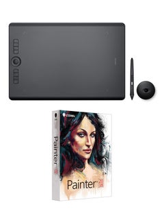 Intuos Pro Pen Tablet With Free Corel Painter 2018 Black