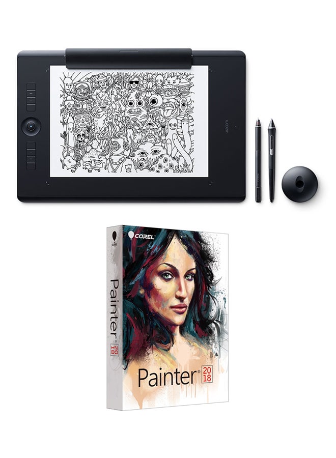 Wacom Intuos Pro Paper Graphics Tablet Black  - Image 1