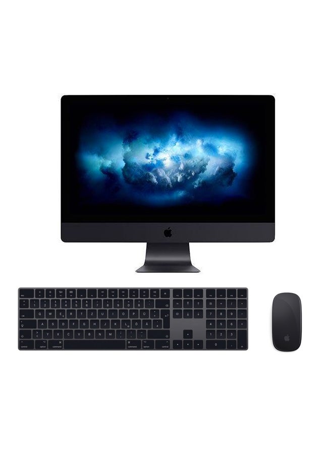 Apple - iMac Pro With 27-Inch Display, Intel Xeon Processor/32GB RAM/1TB SSD/8GB AMD Radeon Pro Vega 56 Graphic Card With Magic Mouse 2 And Magic Keyboard 2017 Space Gray - Image 1