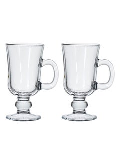 2-Piece Irish Coffee Mug Set Clear