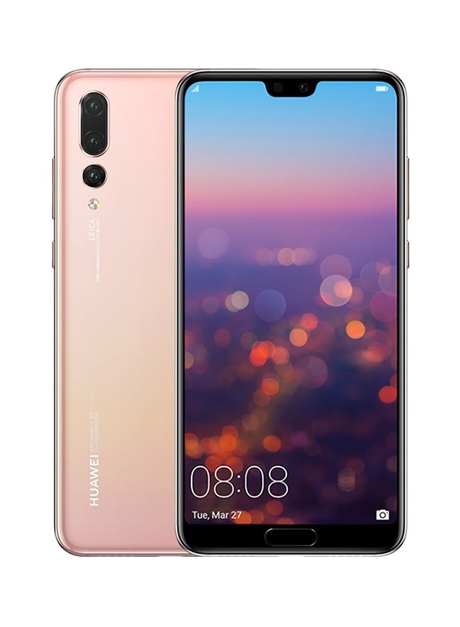 هواوي - هاتف P20 برو ثنائي الشريحة، ذهبي ورديّ، سعة 128 جيجابايت، بتقنية 4G LTE - Image 1