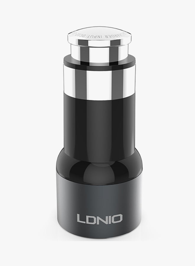 LDNIO Turbo Car Charger Black - Image 2