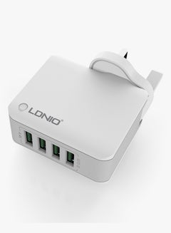 LDNIO 4-Port Universal USB Adapter White  - Image 2
